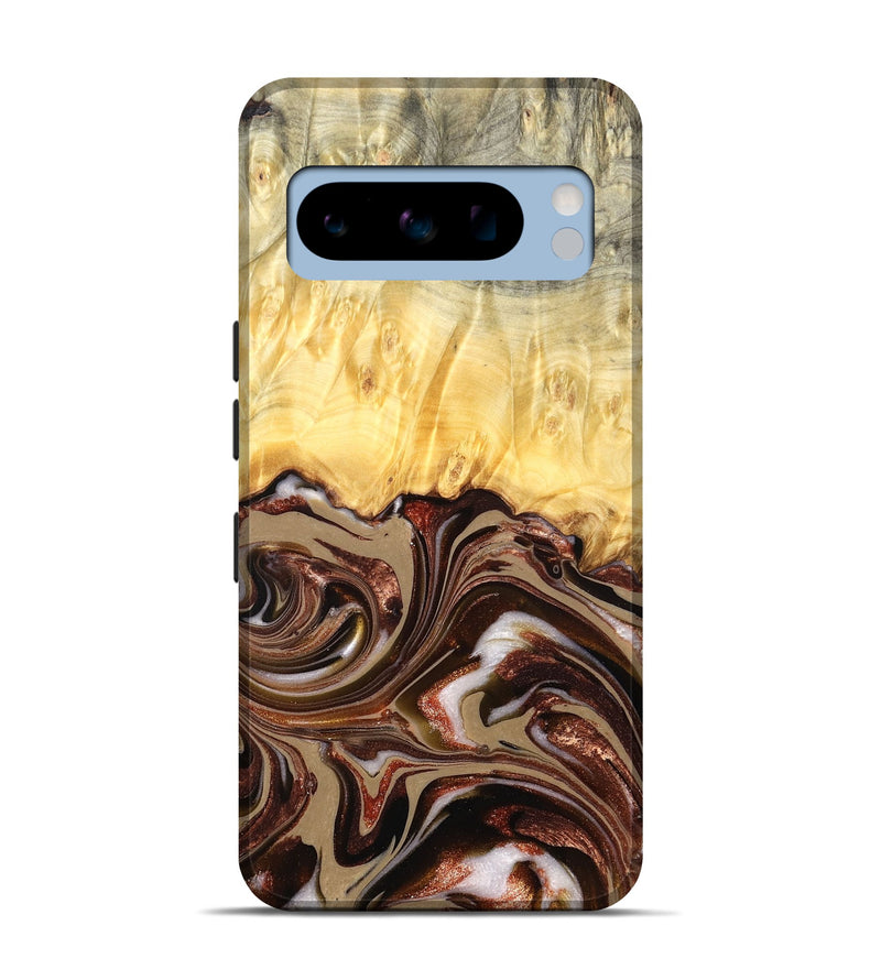 Pixel 8 Pro Wood Live Edge Phone Case - Kaliyah (Red, 822956)