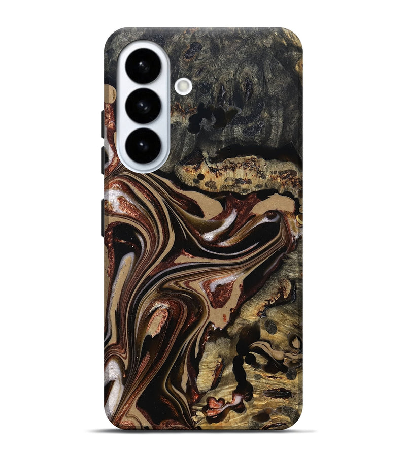 Galaxy S26 Plus Wood Live Edge Phone Case - Lilly (Red, 822957)