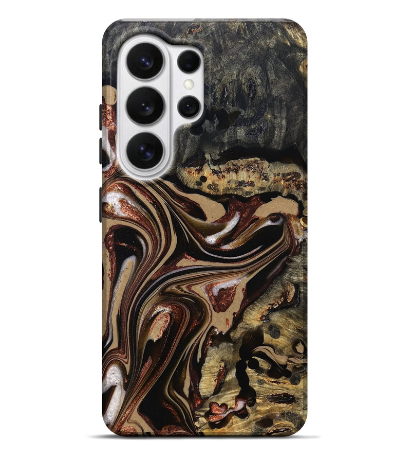 Galaxy S26 Ultra Wood Live Edge Phone Case - Lilly (Red, 822957)