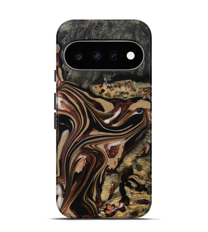 Pixel 11 Wood Live Edge Phone Case - Lilly (Red, 822957)