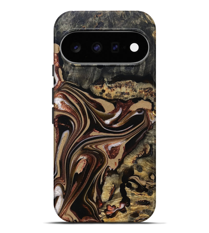 Pixel 11 Pro XL Wood Live Edge Phone Case - Lilly (Red, 822957)