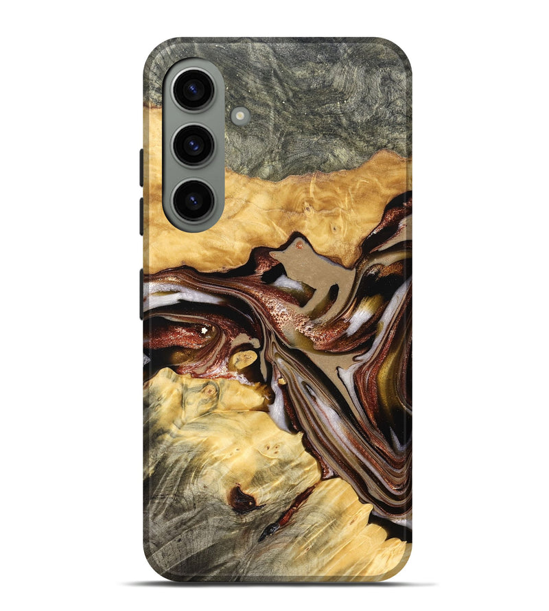 Galaxy S24 Plus Wood Live Edge Phone Case - Millie (Red, 822959)