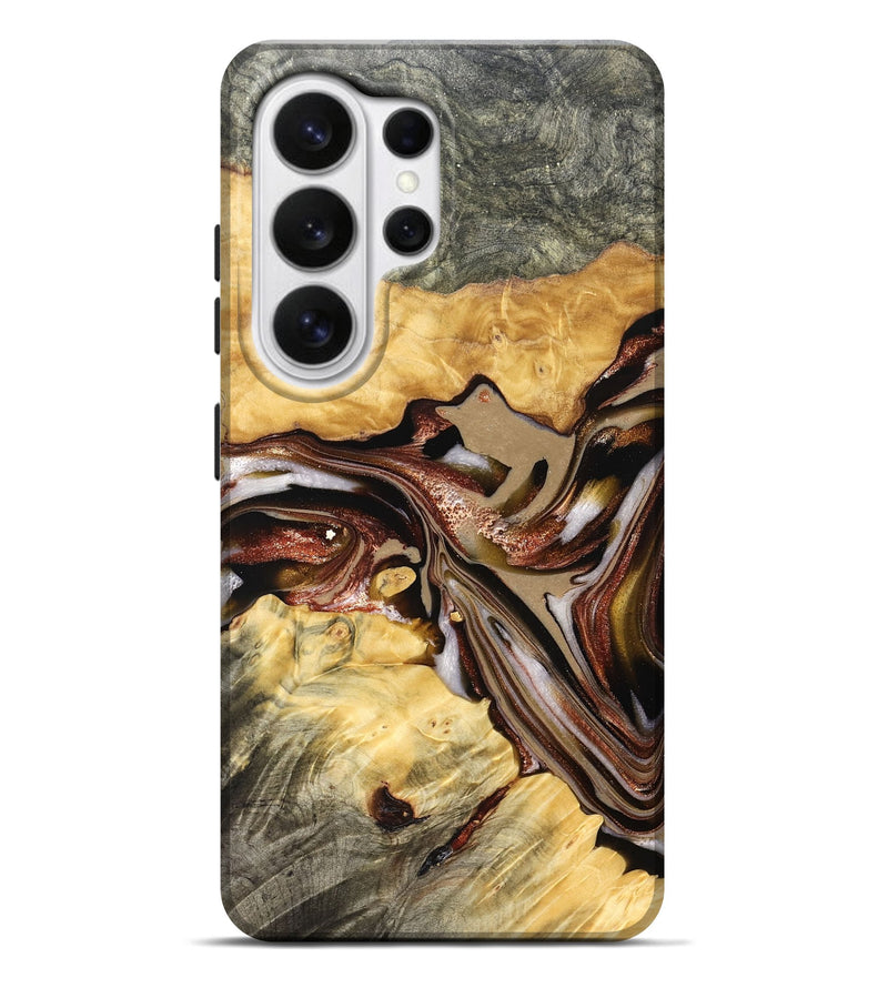 Galaxy S26 Ultra Wood Live Edge Phone Case - Millie (Red, 822959)