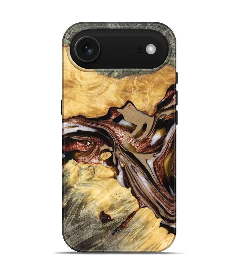 iPhone 17 Air Wood Live Edge Phone Case - Millie (Red, 822959)