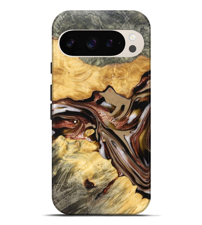 Pixel 10 Pro XL Wood Live Edge Phone Case - Millie (Red, 822959)