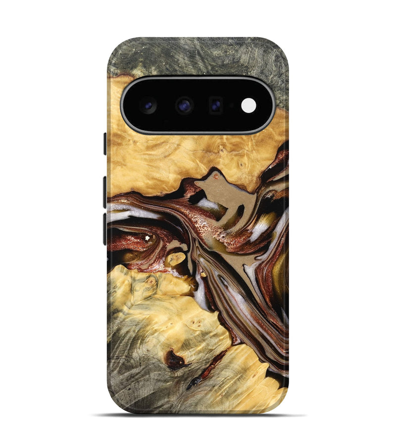 Pixel 11 Wood Live Edge Phone Case - Millie (Red, 822959)