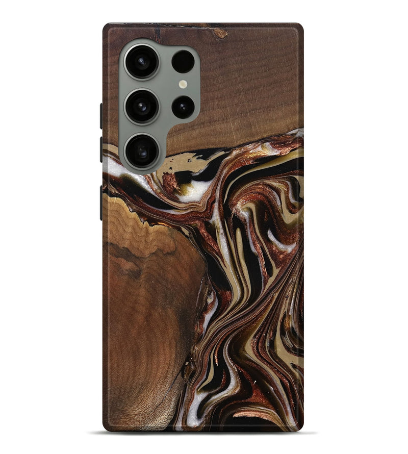 Galaxy S24 Ultra Wood Live Edge Phone Case - Kevin (Red, 822960)