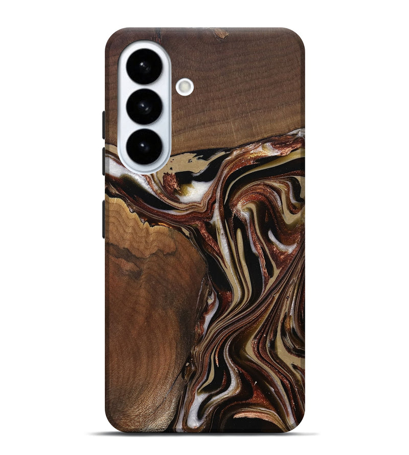 Galaxy S26 Plus Wood Live Edge Phone Case - Kevin (Red, 822960)