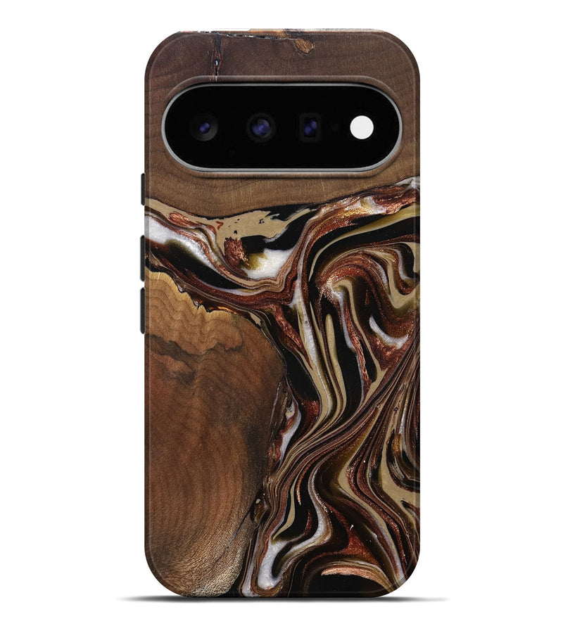 Pixel 11 Pro XL Wood Live Edge Phone Case - Kevin (Red, 822960)