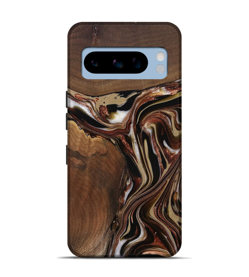 Pixel 8 Pro Wood Live Edge Phone Case - Kevin (Red, 822960)