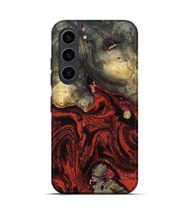 Galaxy S23 Wood Live Edge Phone Case - Rowland (Red, 822961)