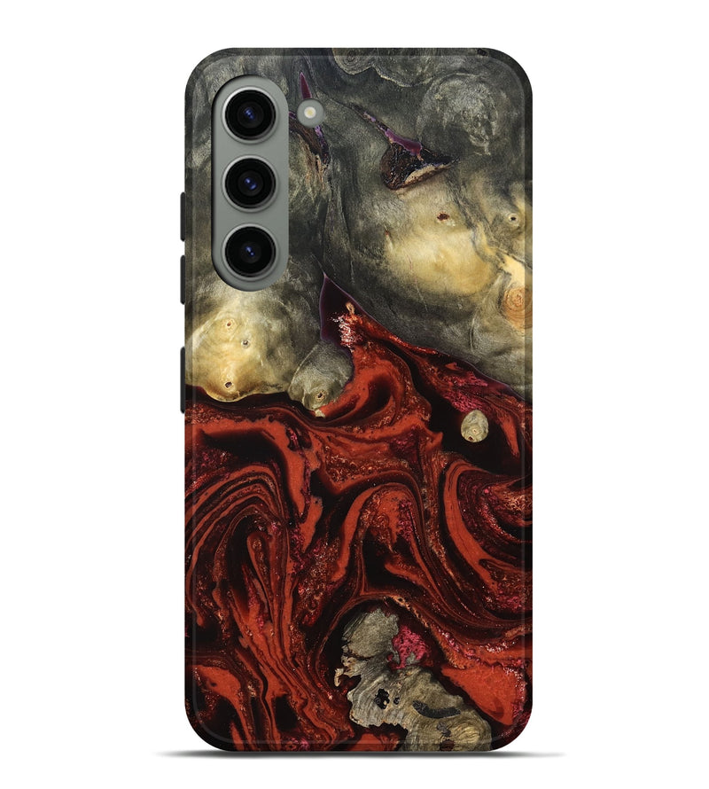 Galaxy S23 Plus Wood Live Edge Phone Case - Rowland (Red, 822961)