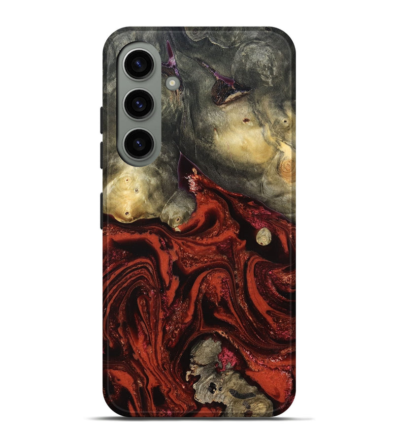 Galaxy S24 Plus Wood Live Edge Phone Case - Rowland (Red, 822961)