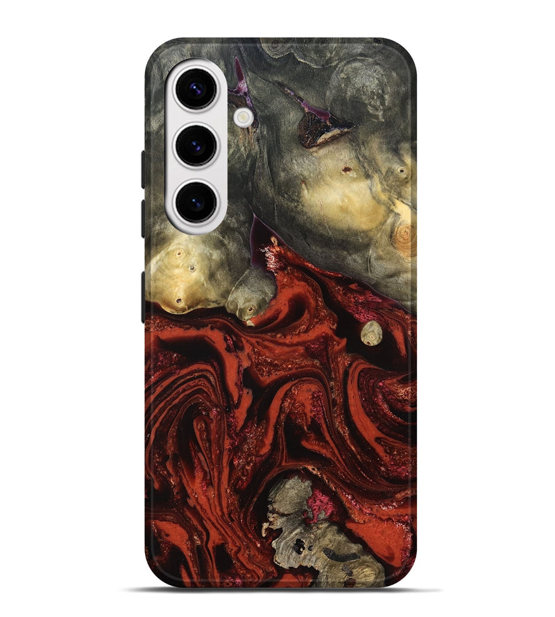 Galaxy S25 Plus Wood Live Edge Phone Case - Rowland (Red, 822961)