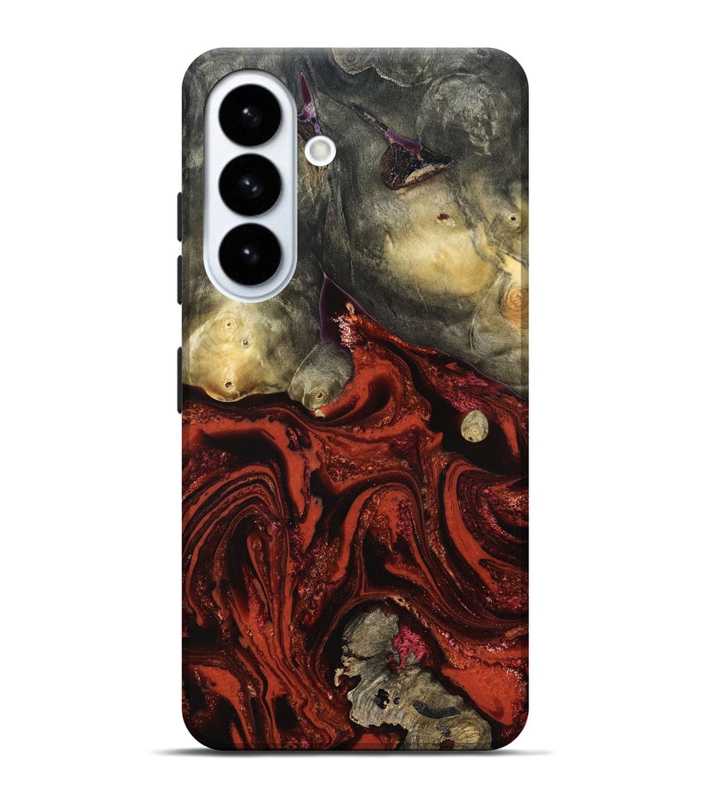 Galaxy S26 Plus Wood Live Edge Phone Case - Rowland (Red, 822961)