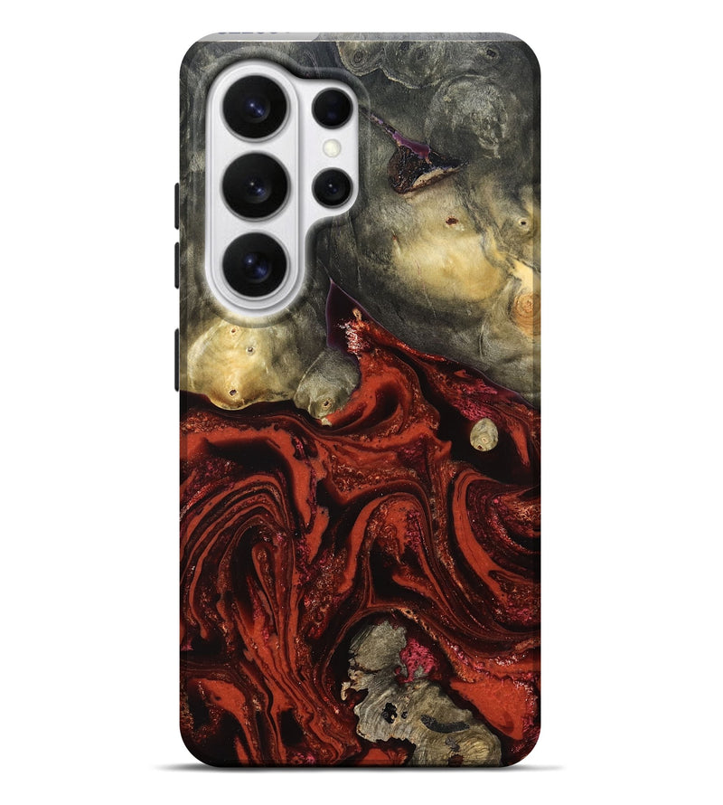 Galaxy S26 Ultra Wood Live Edge Phone Case - Rowland (Red, 822961)