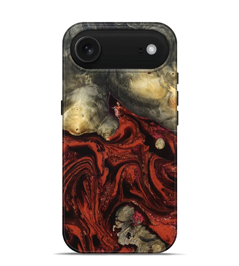 iPhone 17 Air Wood Live Edge Phone Case - Rowland (Red, 822961)