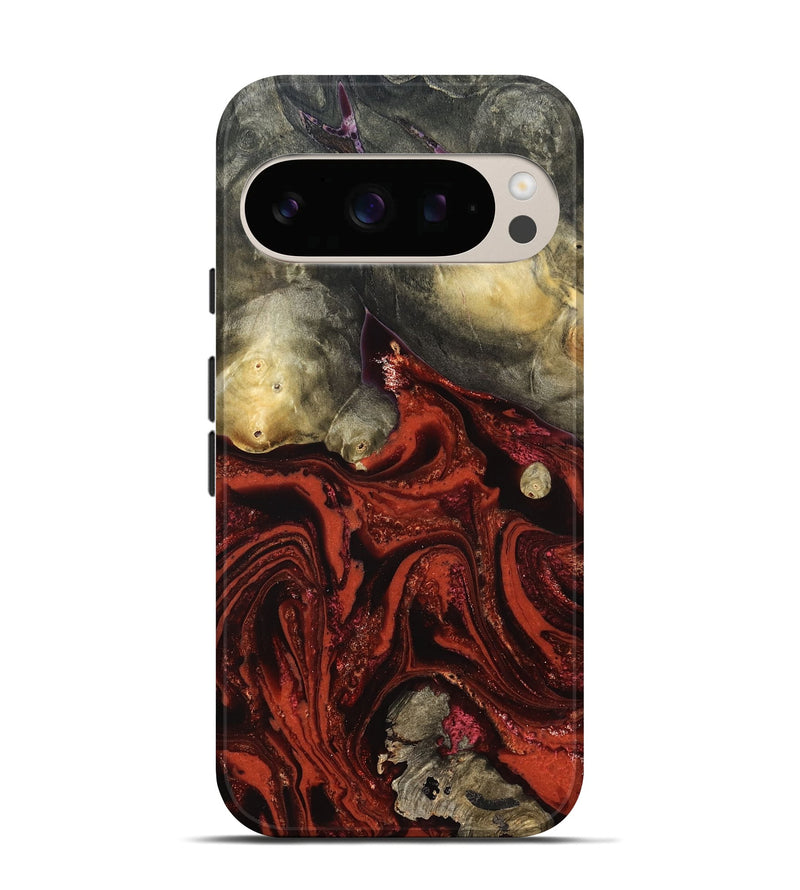 Pixel 10 Wood Live Edge Phone Case - Rowland (Red, 822961)