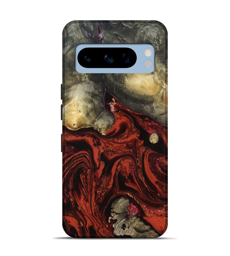 Pixel 8 Pro Wood Live Edge Phone Case - Rowland (Red, 822961)