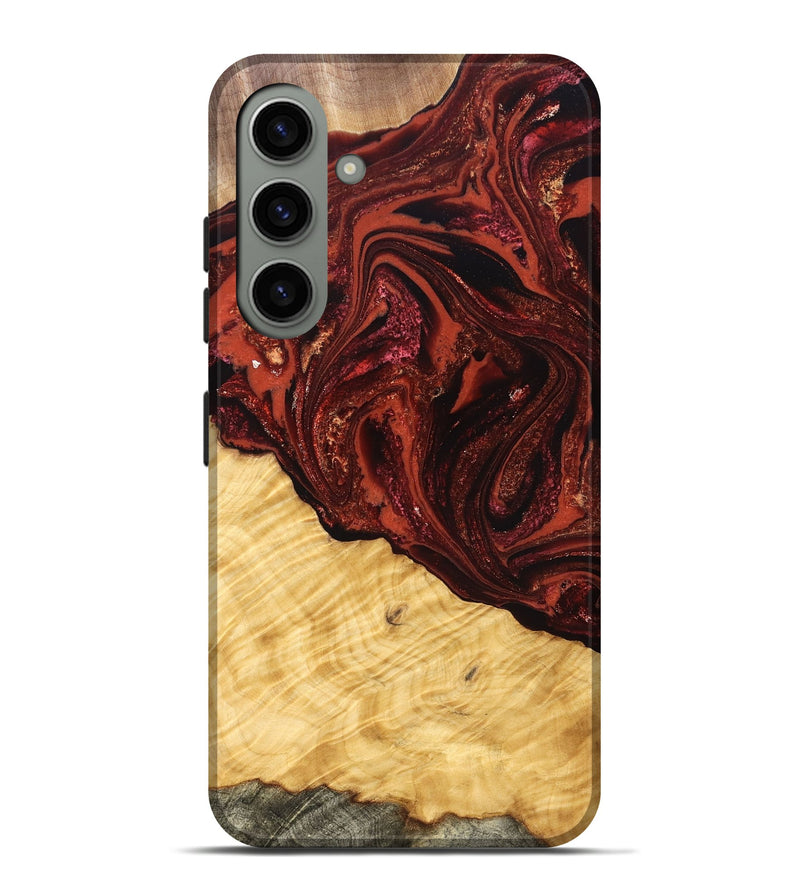 Galaxy S24 Plus Wood Live Edge Phone Case - Arvilla (Red, 822965)