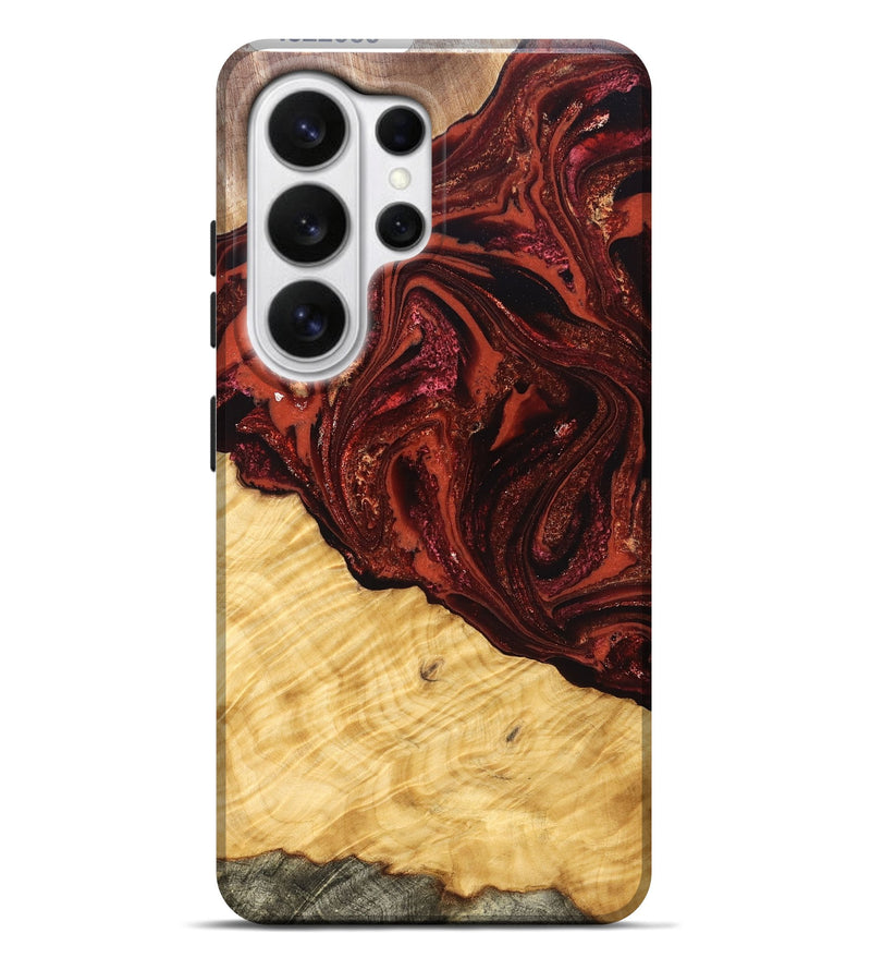 Galaxy S26 Ultra Wood Live Edge Phone Case - Arvilla (Red, 822965)