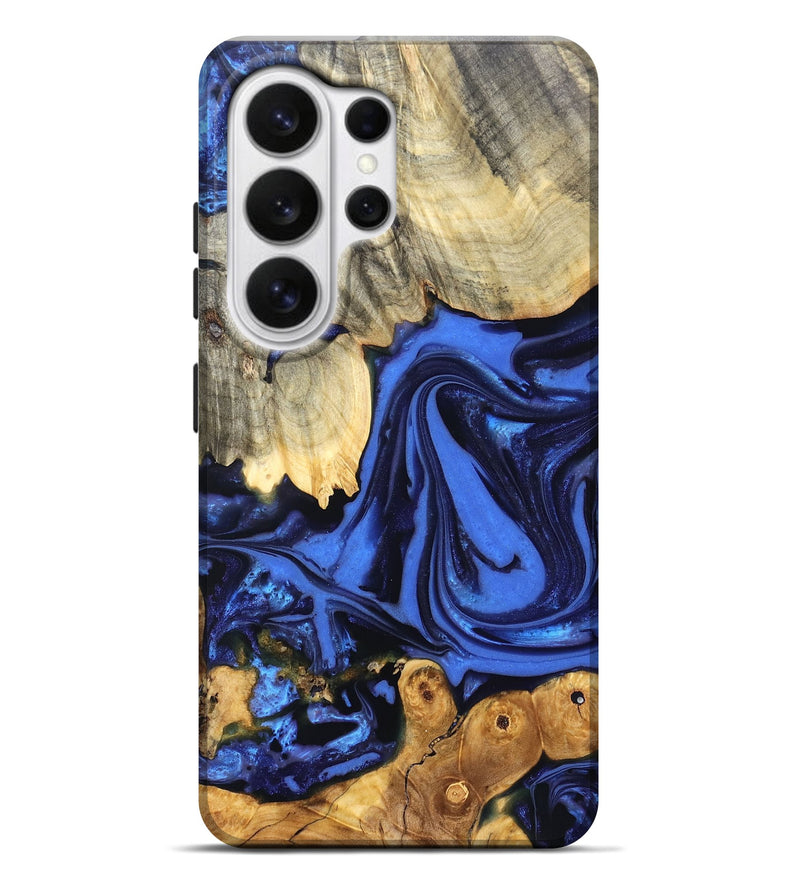 Galaxy S26 Ultra Wood Live Edge Phone Case - Marlin (Blue, 822970)