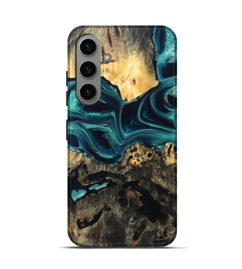 Galaxy S24 Wood Live Edge Phone Case - Karon (Green, 822972)
