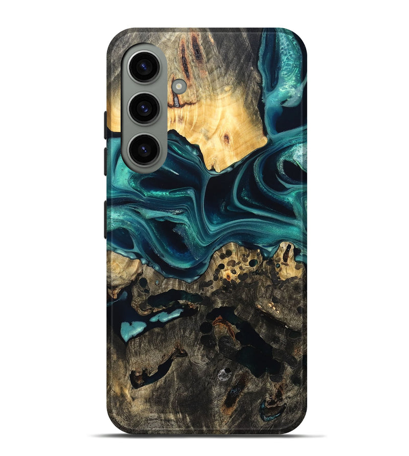 Galaxy S24 Plus Wood Live Edge Phone Case - Karon (Green, 822972)