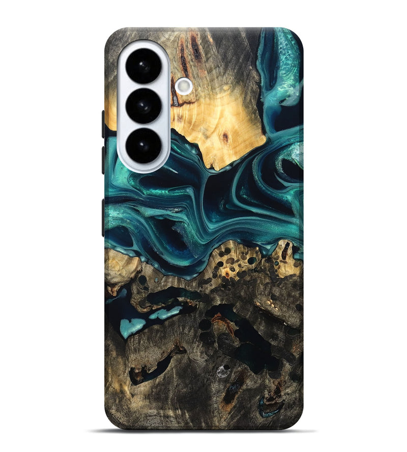 Galaxy S26 Plus Wood Live Edge Phone Case - Karon (Green, 822972)