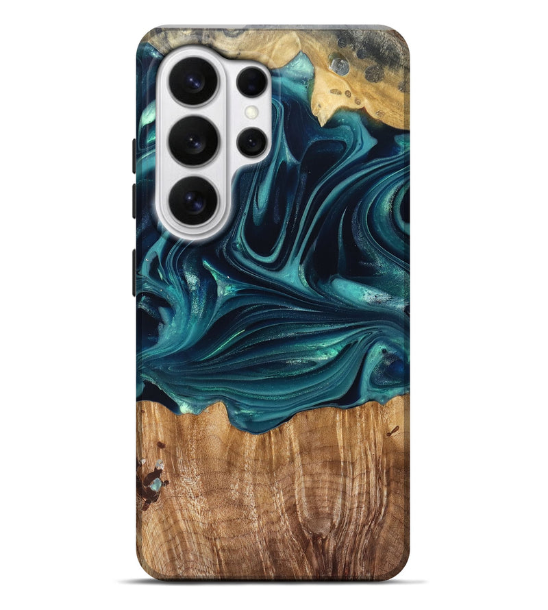 Galaxy S26 Ultra Wood Live Edge Phone Case - Tammi (Green, 822973)