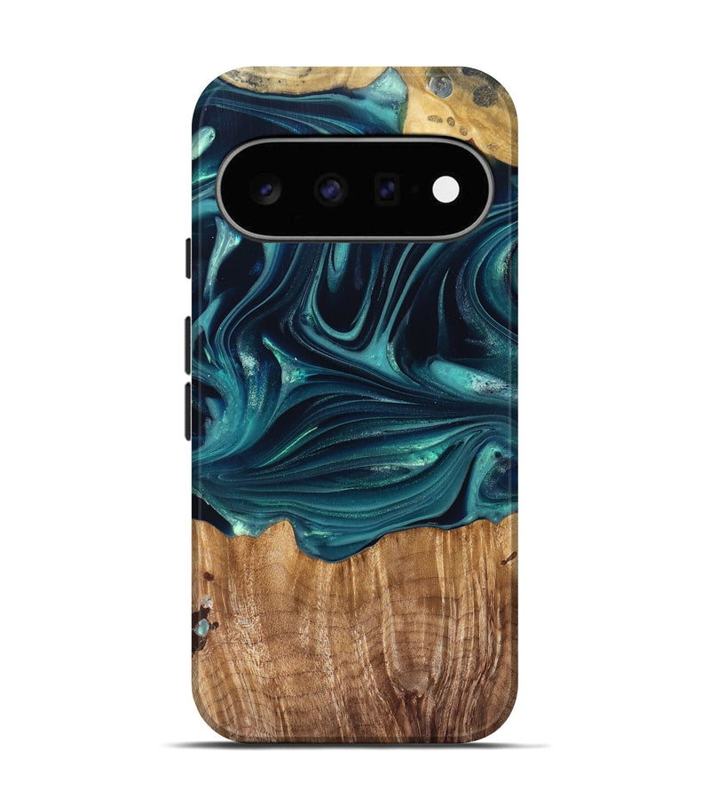 Pixel 11 Wood Live Edge Phone Case - Tammi (Green, 822973)