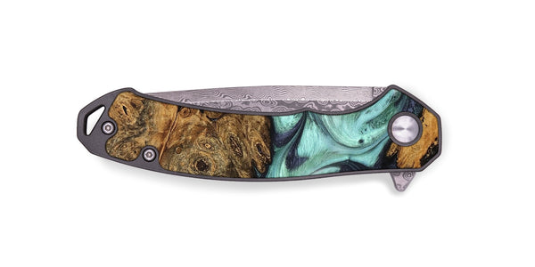 EDC Wood Pocket Knife - Karyme (Green, 822984)