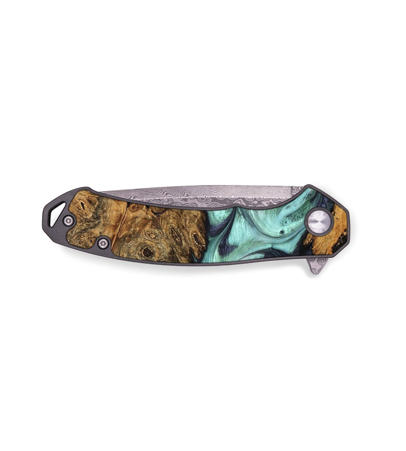 EDC Wood Pocket Knife - Karyme (Green, 822984)