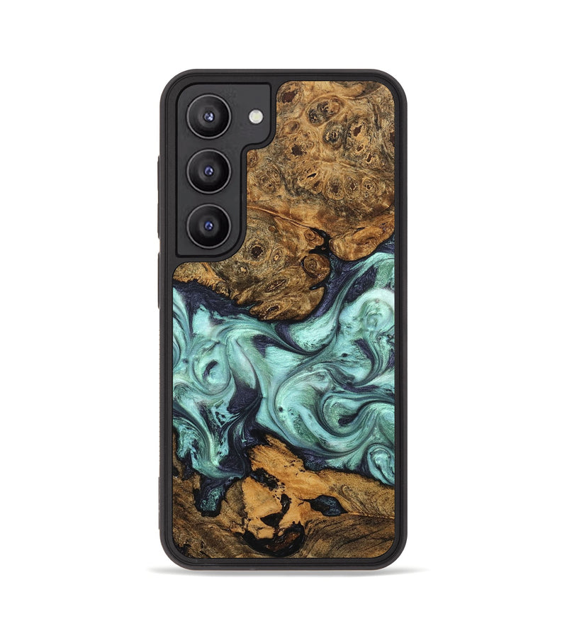 Galaxy S23 Wood Phone Case - Karyme (Green, 822984)