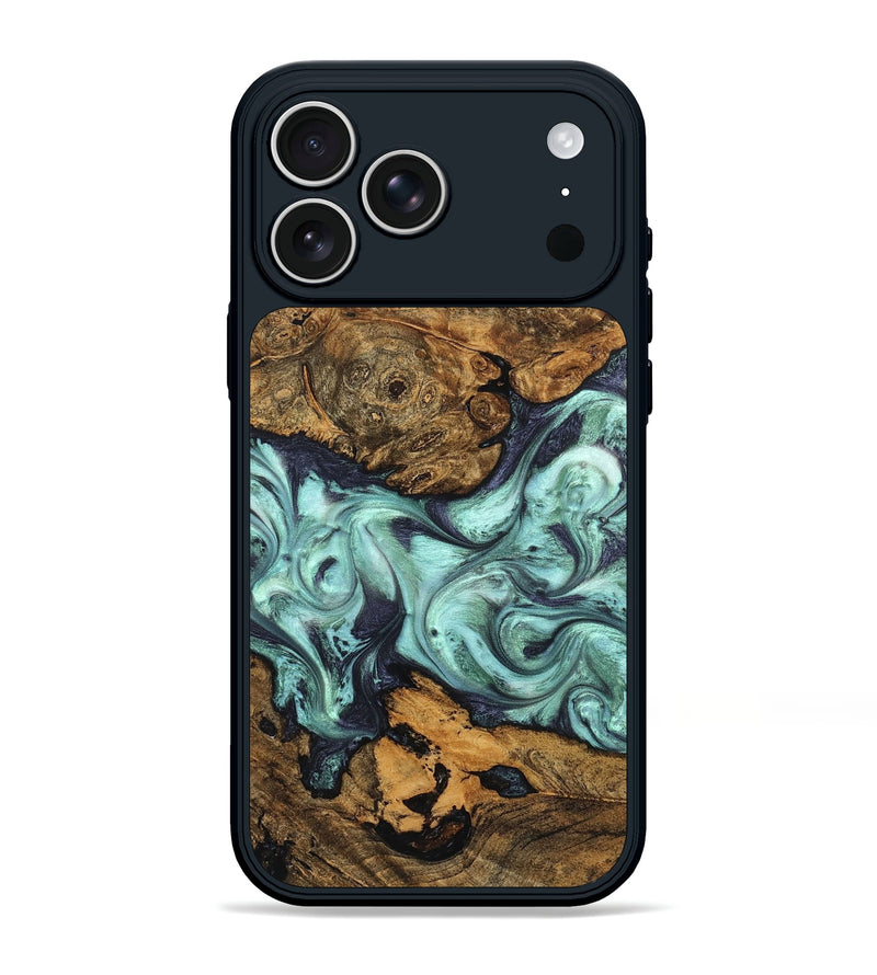 iPhone 17 Pro Max Wood Phone Case - Karyme (Green, 822984)