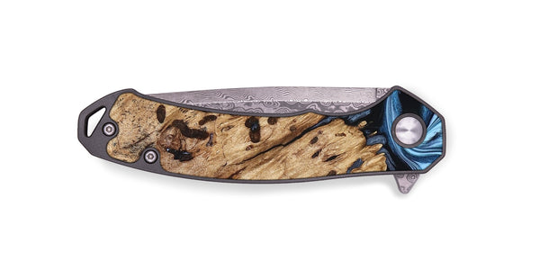 EDC Wood Pocket Knife - Jesiah (Blue, 822994)
