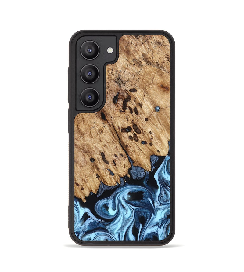 Galaxy S23 Wood Phone Case - Jesiah (Blue, 822994)