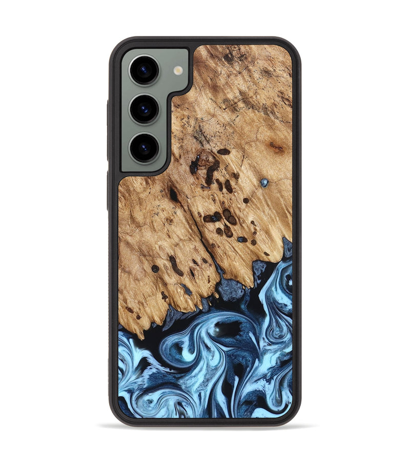 Galaxy S23 Plus Wood Phone Case - Jesiah (Blue, 822994)
