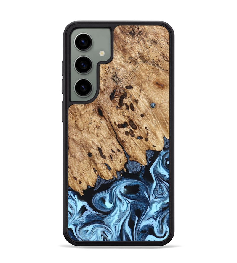 Galaxy S24 Plus Wood Phone Case - Jesiah (Blue, 822994)