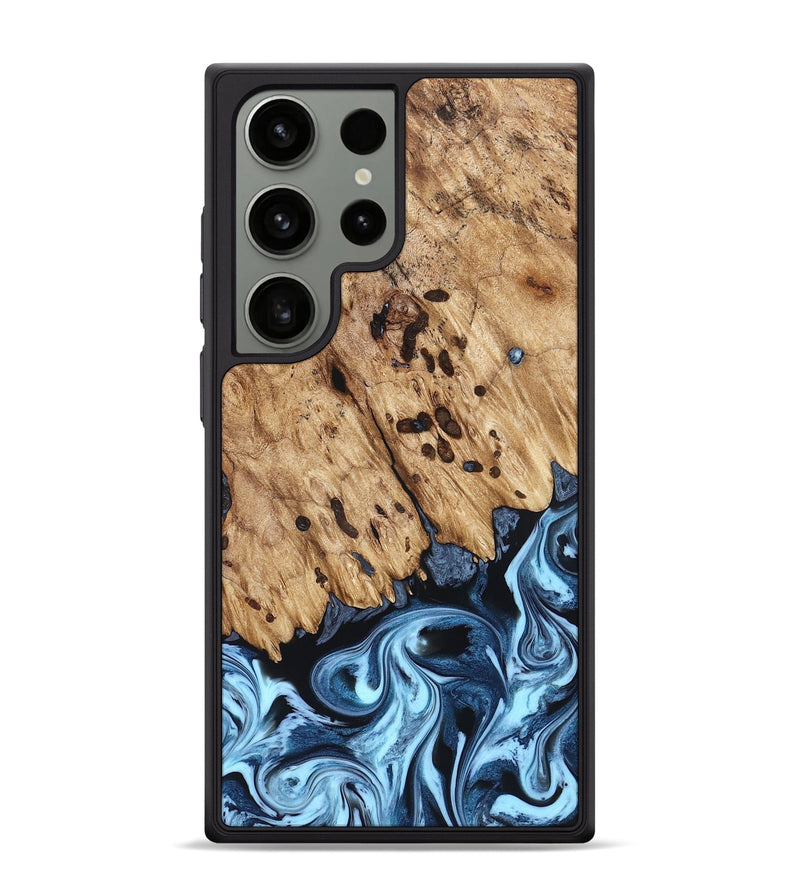Galaxy S24 Ultra Wood Phone Case - Jesiah (Blue, 822994)