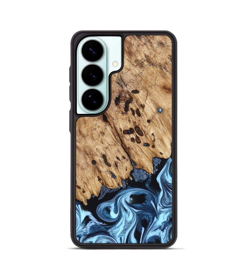 Galaxy S26 Wood Phone Case - Jesiah (Blue, 822994)