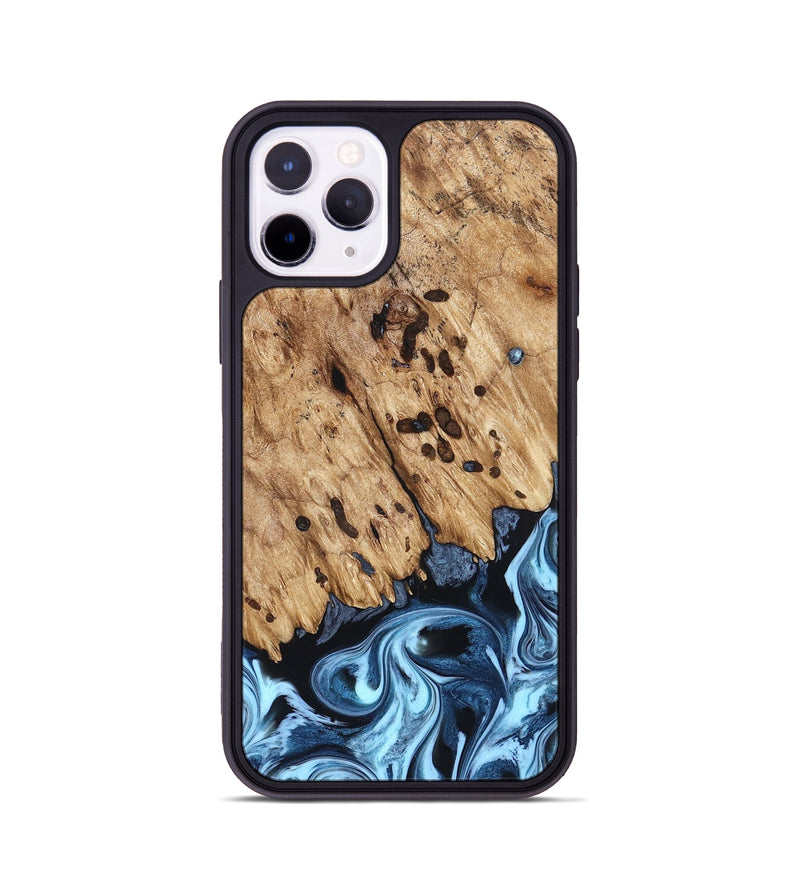iPhone 11 Pro Wood Phone Case - Jesiah (Blue, 822994)