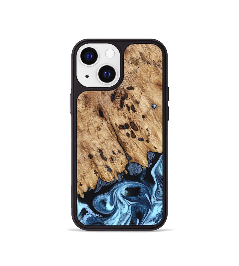 iPhone 13 mini Wood Phone Case - Jesiah (Blue, 822994)