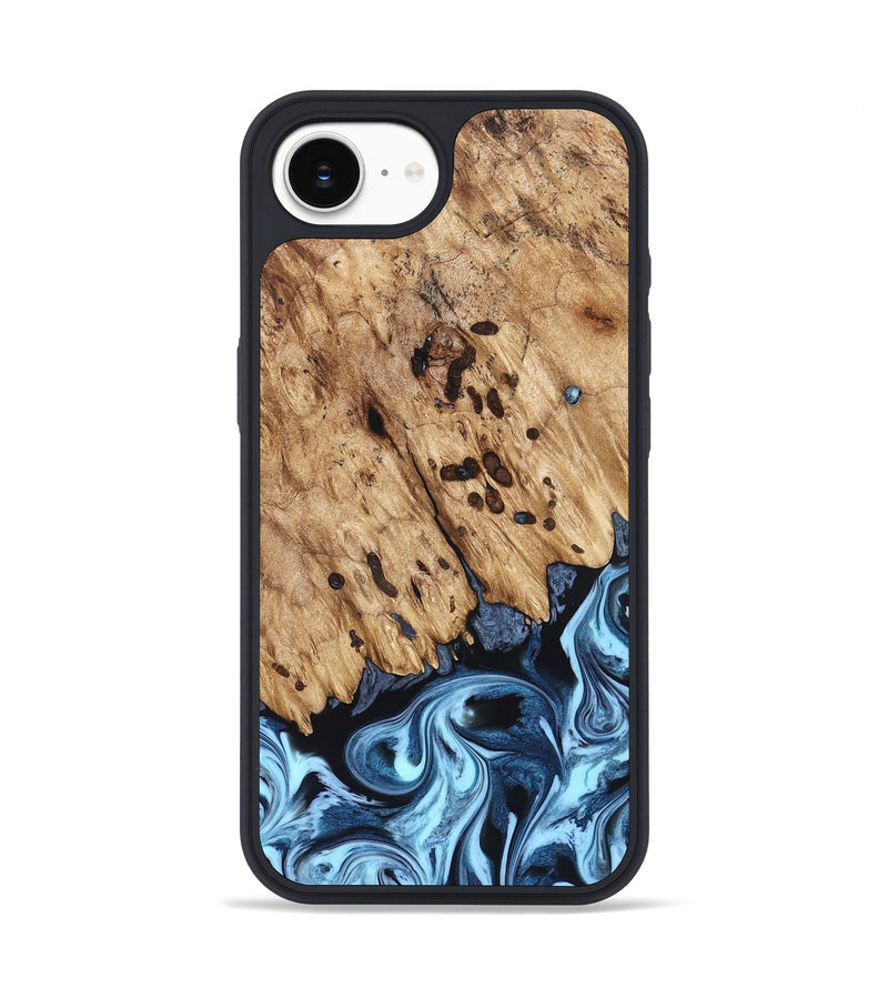 iPhone 17e Wood Phone Case - Jesiah (Blue, 822994)