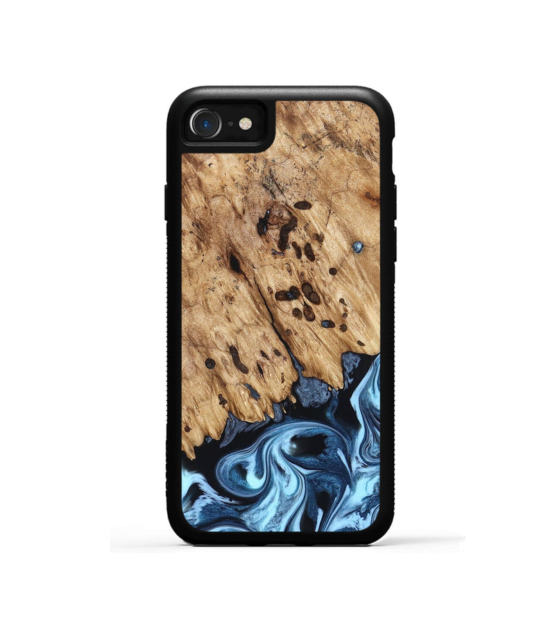 iPhone SE Wood Phone Case - Jesiah (Blue, 822994)