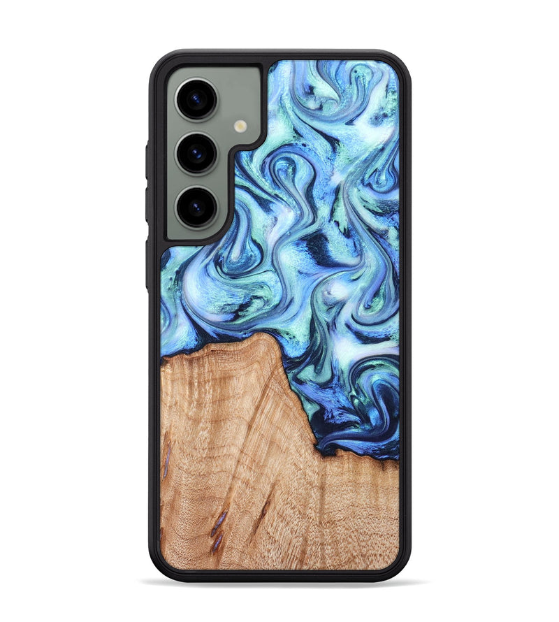 Galaxy S24 Plus Wood Phone Case - Myles (Blue, 822995)