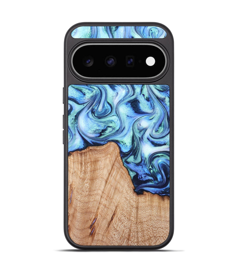 Pixel 11 Wood Phone Case - Myles (Blue, 822995)