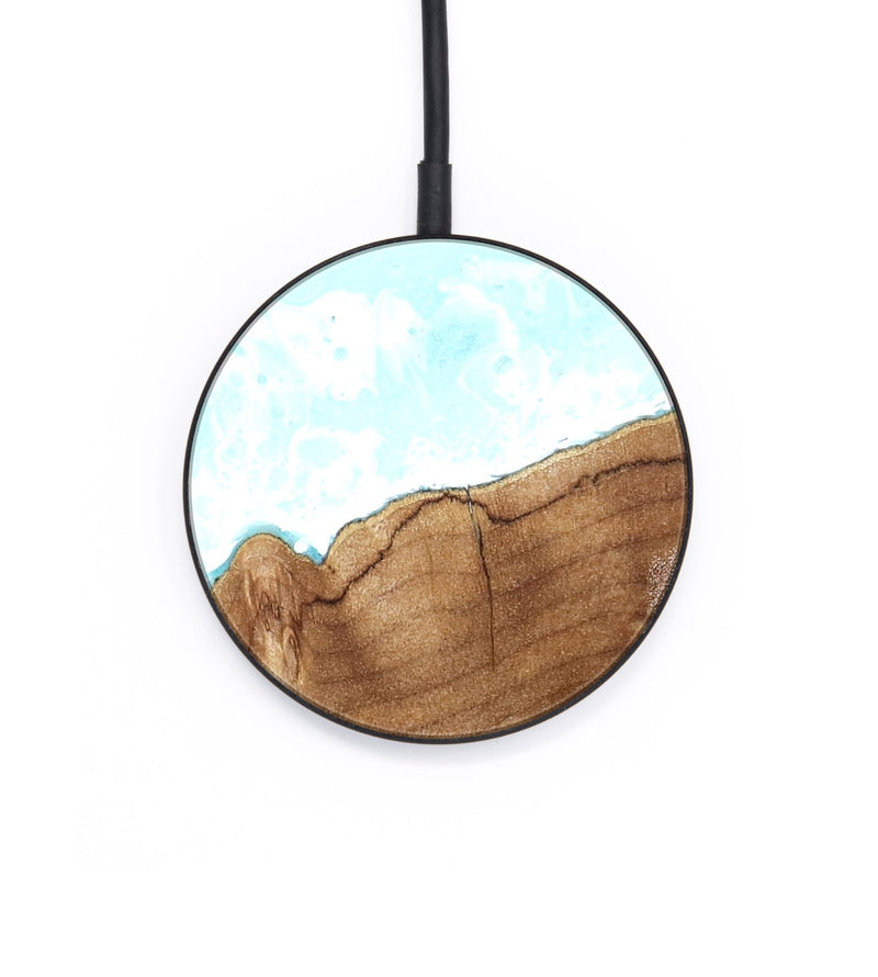 Circle Wood Wireless Charger - Elaine (Coastal, 823003)