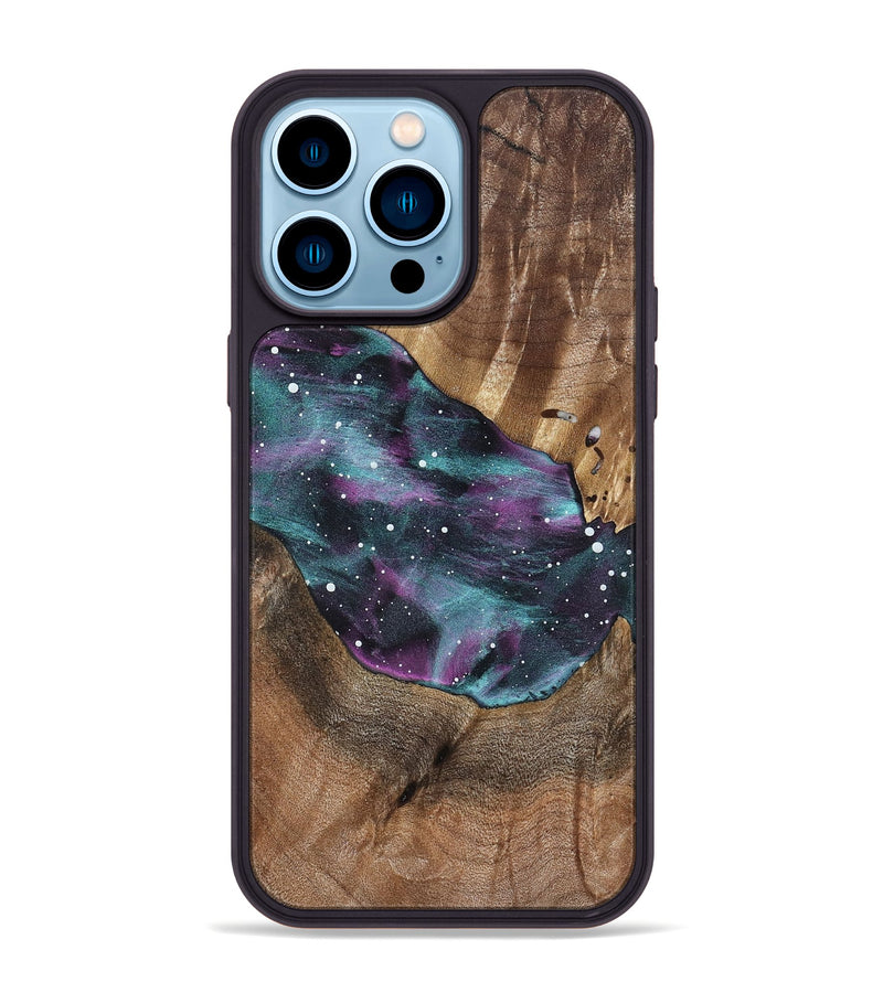 iPhone 14 Pro Max Wood Phone Case - Latosha (Cosmos, 823030)