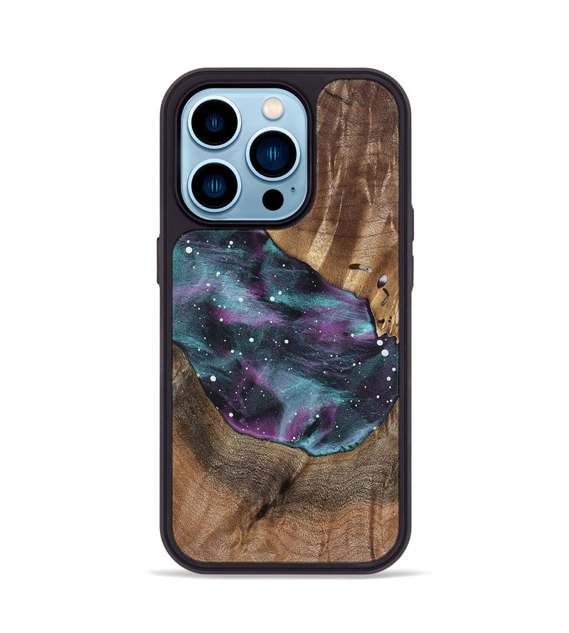 iPhone 14 Pro Wood Phone Case - Latosha (Cosmos, 823030)